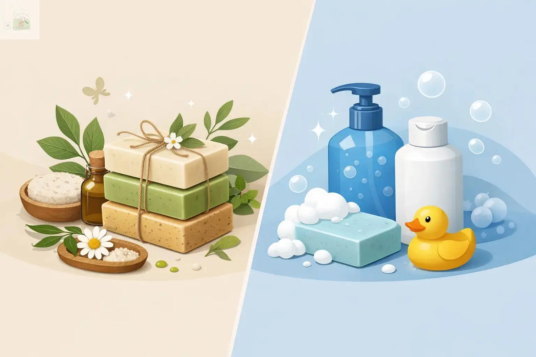 Natural Soap Versus Commercial Soap Compared