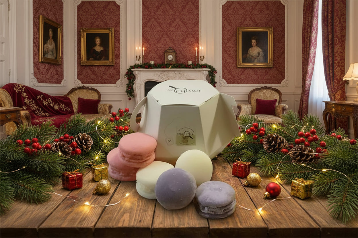 Beeswax & Soya Candle Melts: Macaroons Gift Set (lavender, Vanilla and Rose)