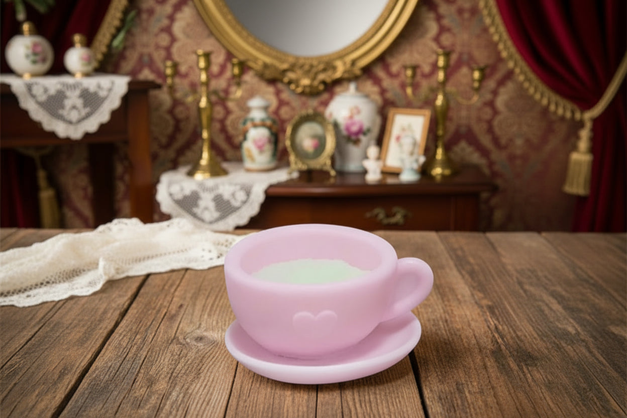 1- Piece Goat Milk Teacup Soap- 100% Essential Oils