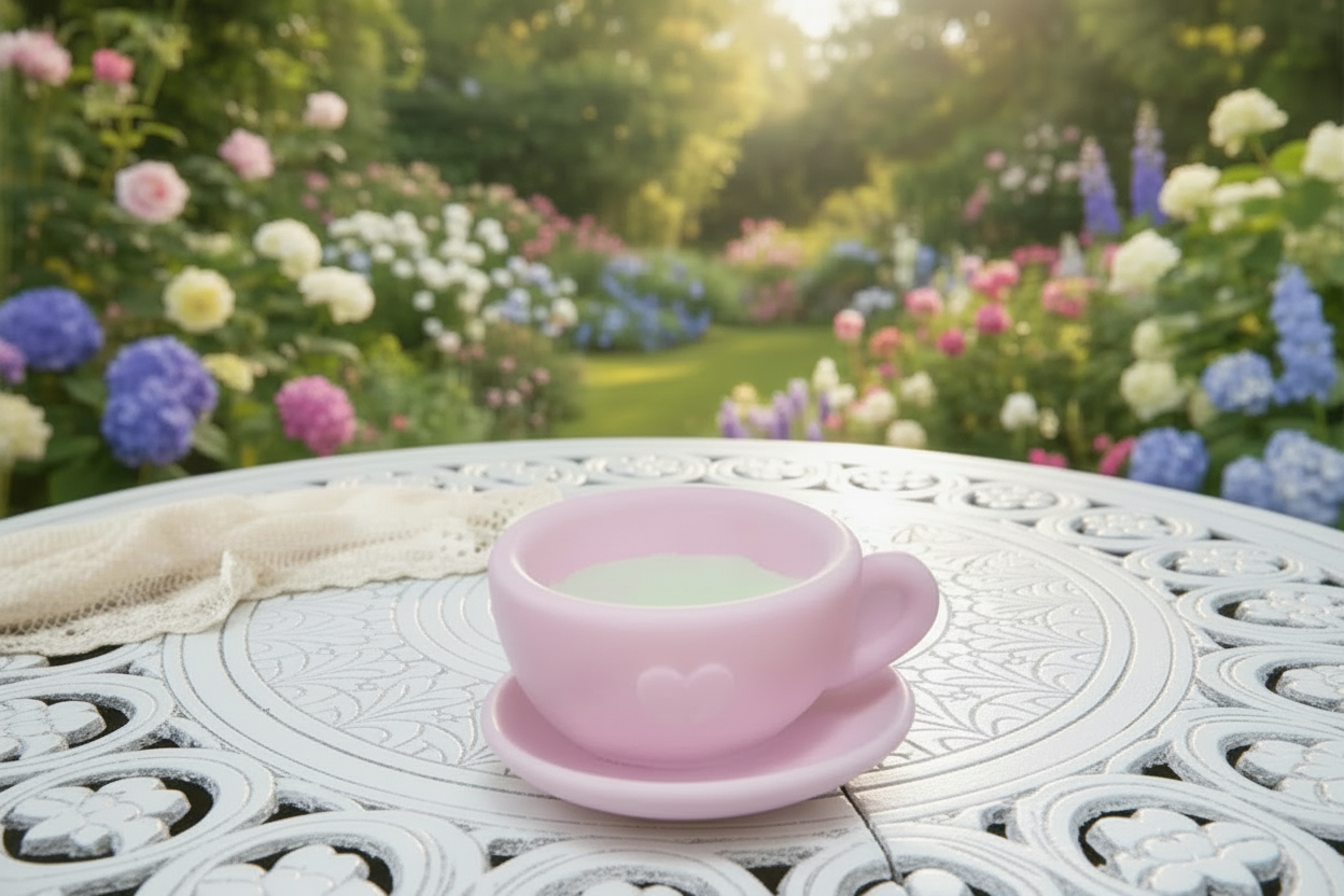 1- Piece Goat Milk Teacup Soap- 100% Essential Oils