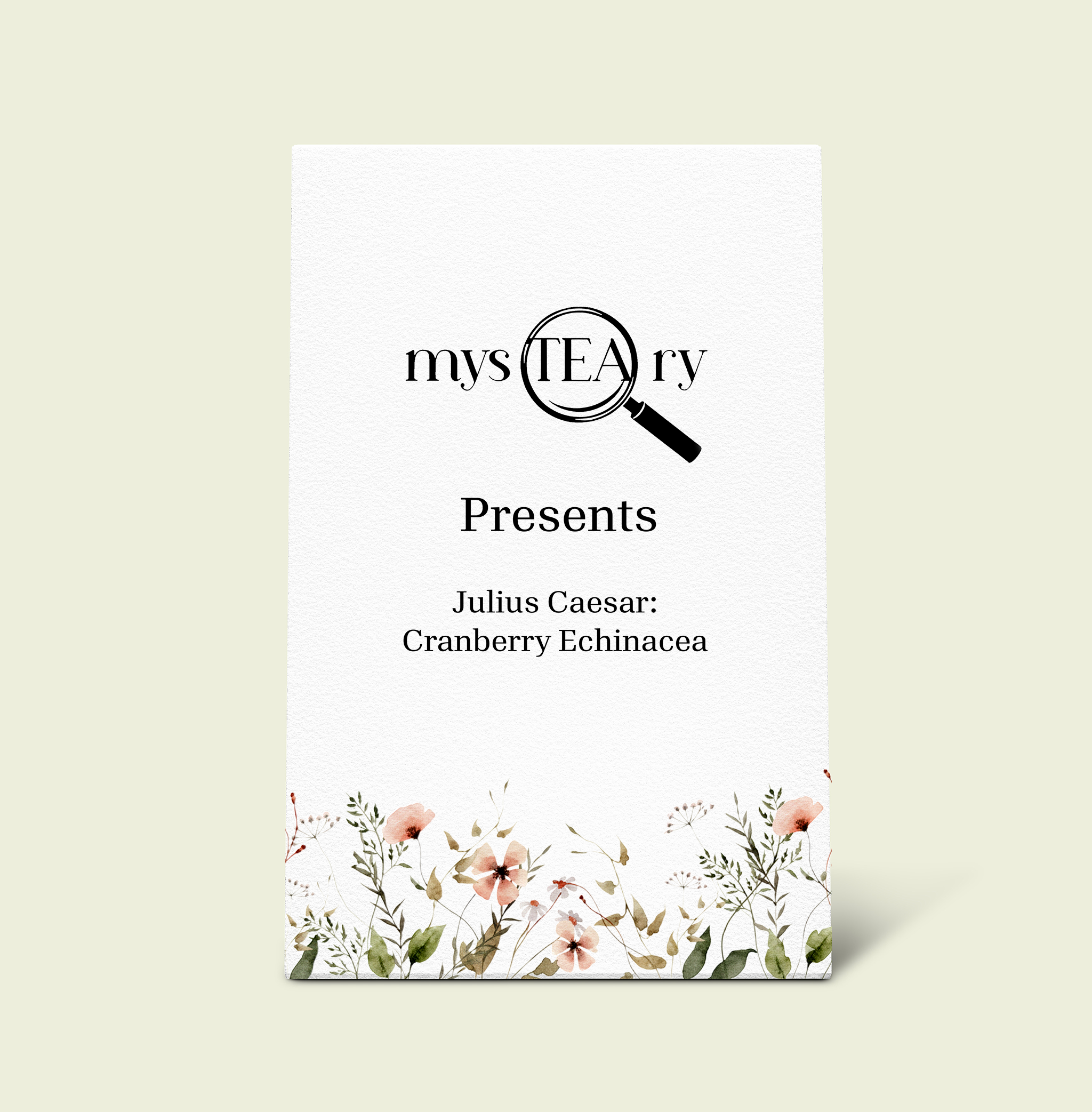 “Julius Caesar” Blend – Cranberry Echinacea Herbal Tea for Cold & Cough