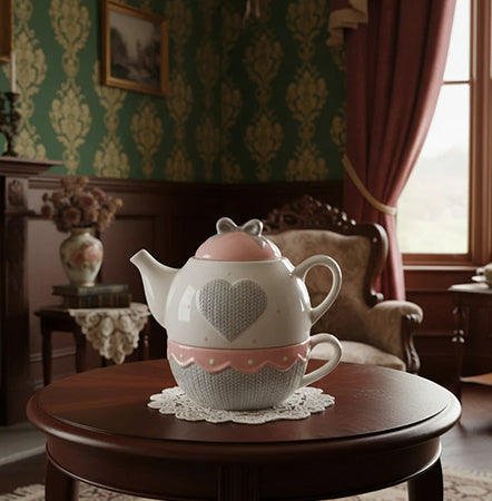 Single-Person Tea Set Gift Box – Cup & Saucer (3 Designs)