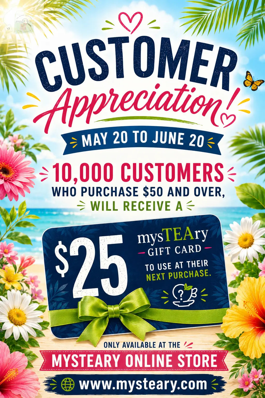 $25 mysTEAry Gift Card mysTEAry