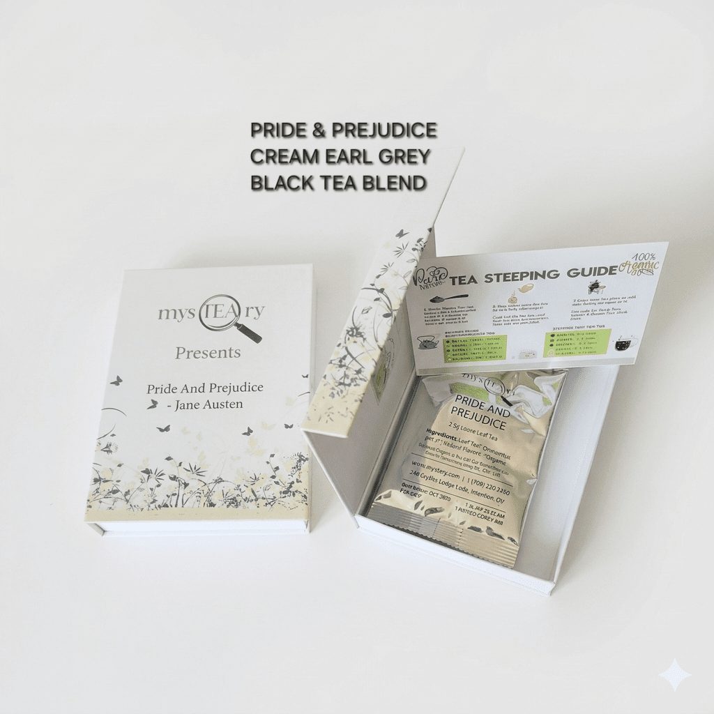 “Pride and Prejudice” – Organic Black Tea Blend- Cream Earl Grey