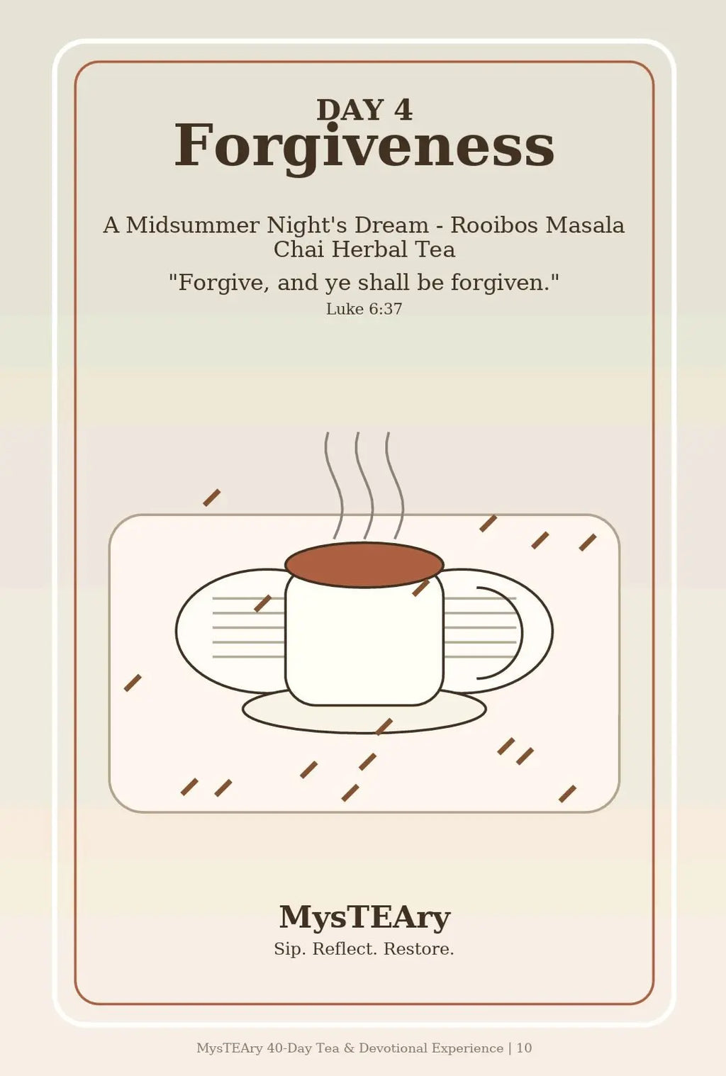 MysTEAry 40-Day Tea & Devotional Experience — Digital E-Book + Ritual Guide
