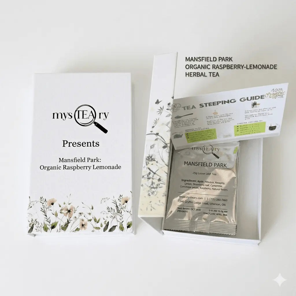 “Mansfield Park”- Organic Herbal Tea – Raspberry Lemonade