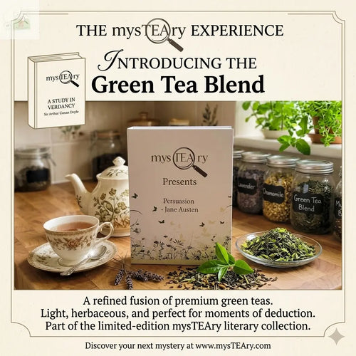 "Persuasion" Sencha Kyoto Cherry Rose Green Tea. mysTEAry