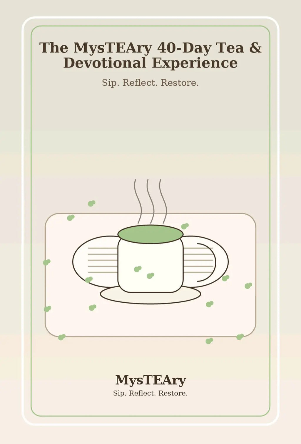 MysTEAry 40-Day Tea & Devotional Experience — Digital E-Book + Ritual Guide