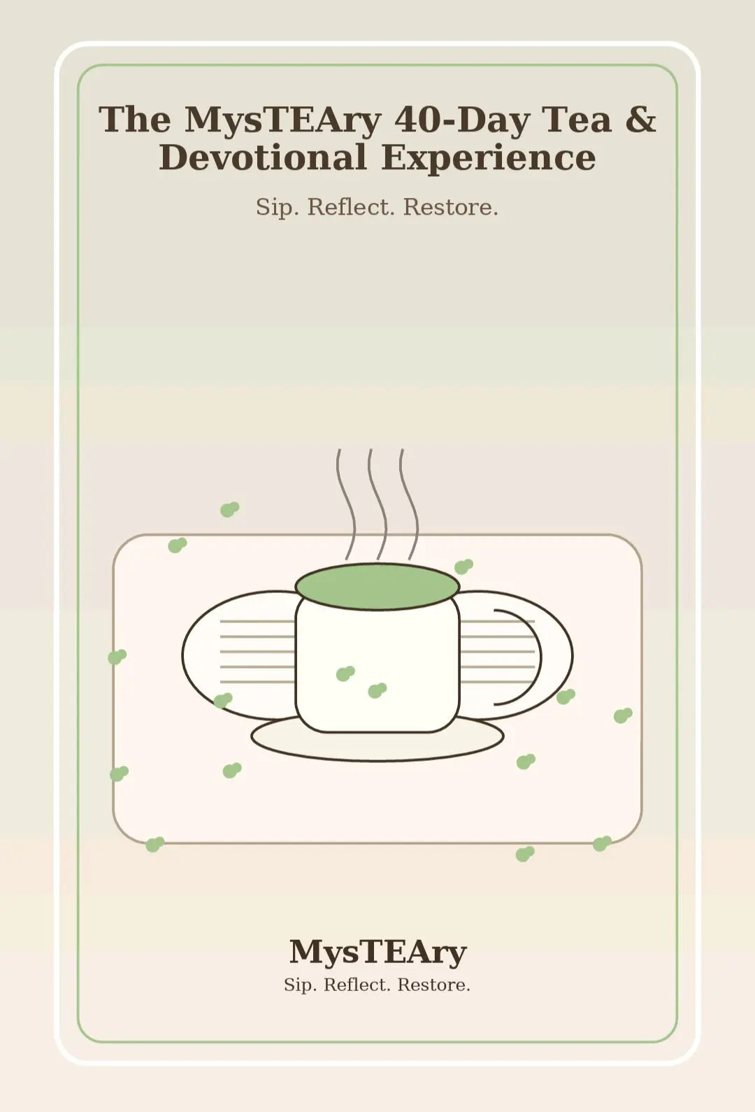 MysTEAry 40-Day Tea & Devotional Experience — Digital E-Book + Ritual Guide