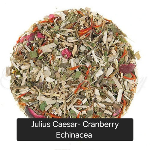 "Julius Caesar”– Remedy Herbal Tea- Cranberry Echinacea for Cold & Flu.