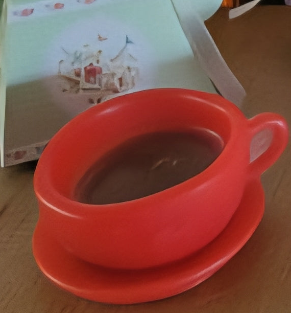 Vegan Teacup Soap 1-Piece in Teapot Gift Box