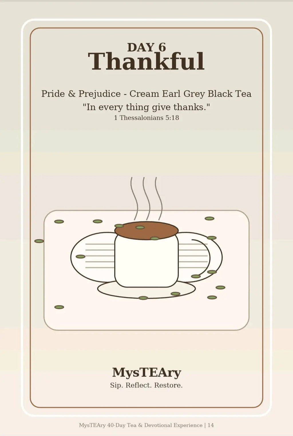 MysTEAry 40-Day Tea & Devotional Experience — Digital E-Book + Ritual Guide