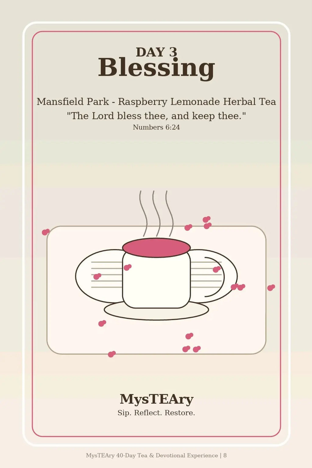 MysTEAry 40-Day Tea & Devotional Experience — Digital E-Book + Ritual Guide