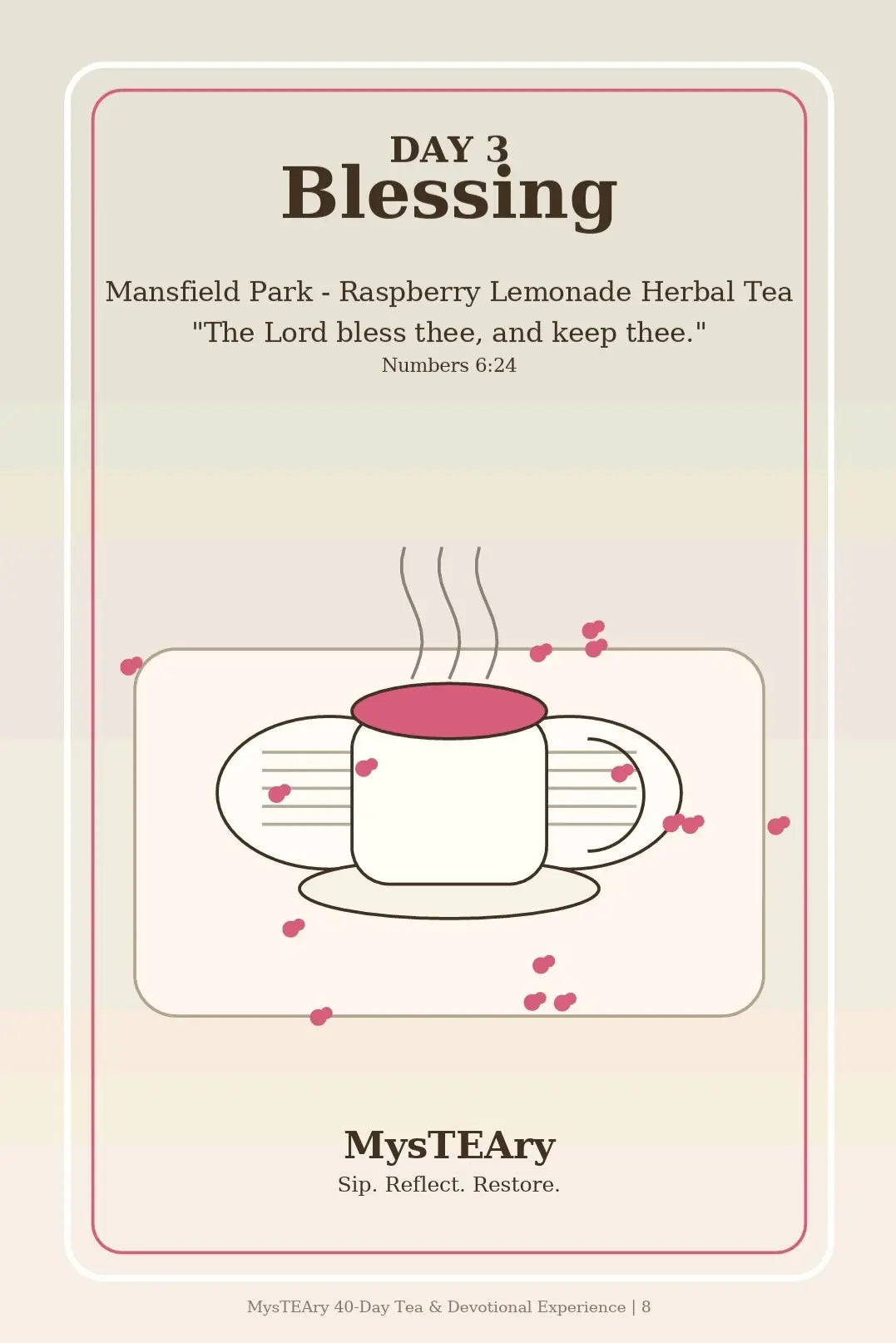 MysTEAry 40-Day Tea & Devotional Experience — Digital E-Book + Ritual Guide
