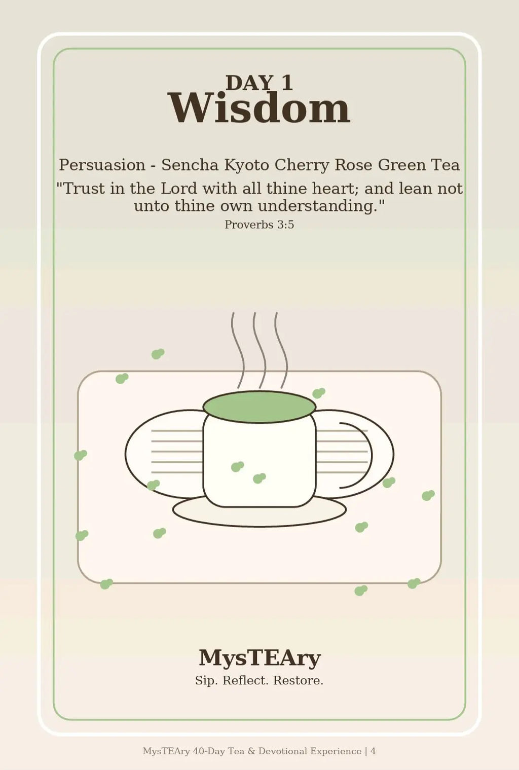 MysTEAry 40-Day Tea & Devotional Experience — Digital E-Book + Ritual Guide