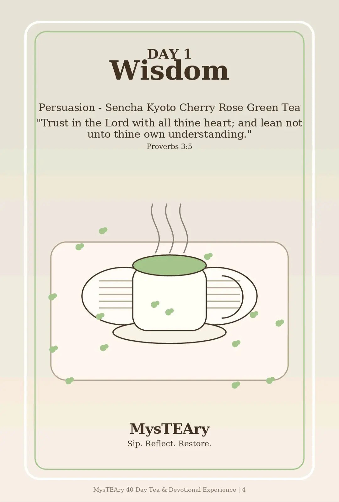 MysTEAry 40-Day Tea & Devotional Experience — Digital E-Book + Ritual Guide