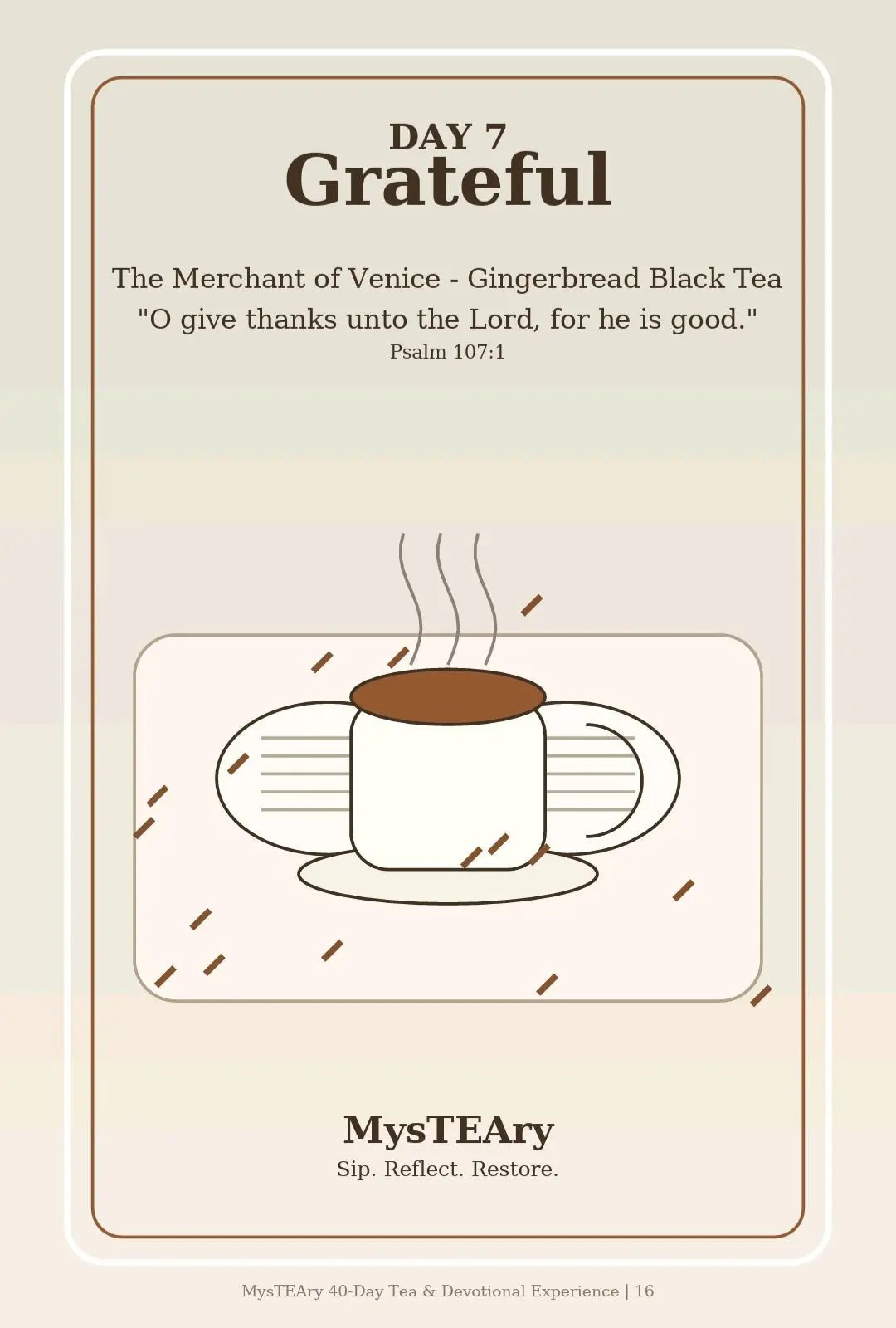 MysTEAry 40-Day Tea & Devotional Experience — Digital E-Book + Ritual Guide