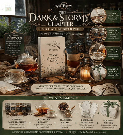 Black Tea Bundle "The Dark & Stormy Chapter" — Five bold black teas for the classically inclined