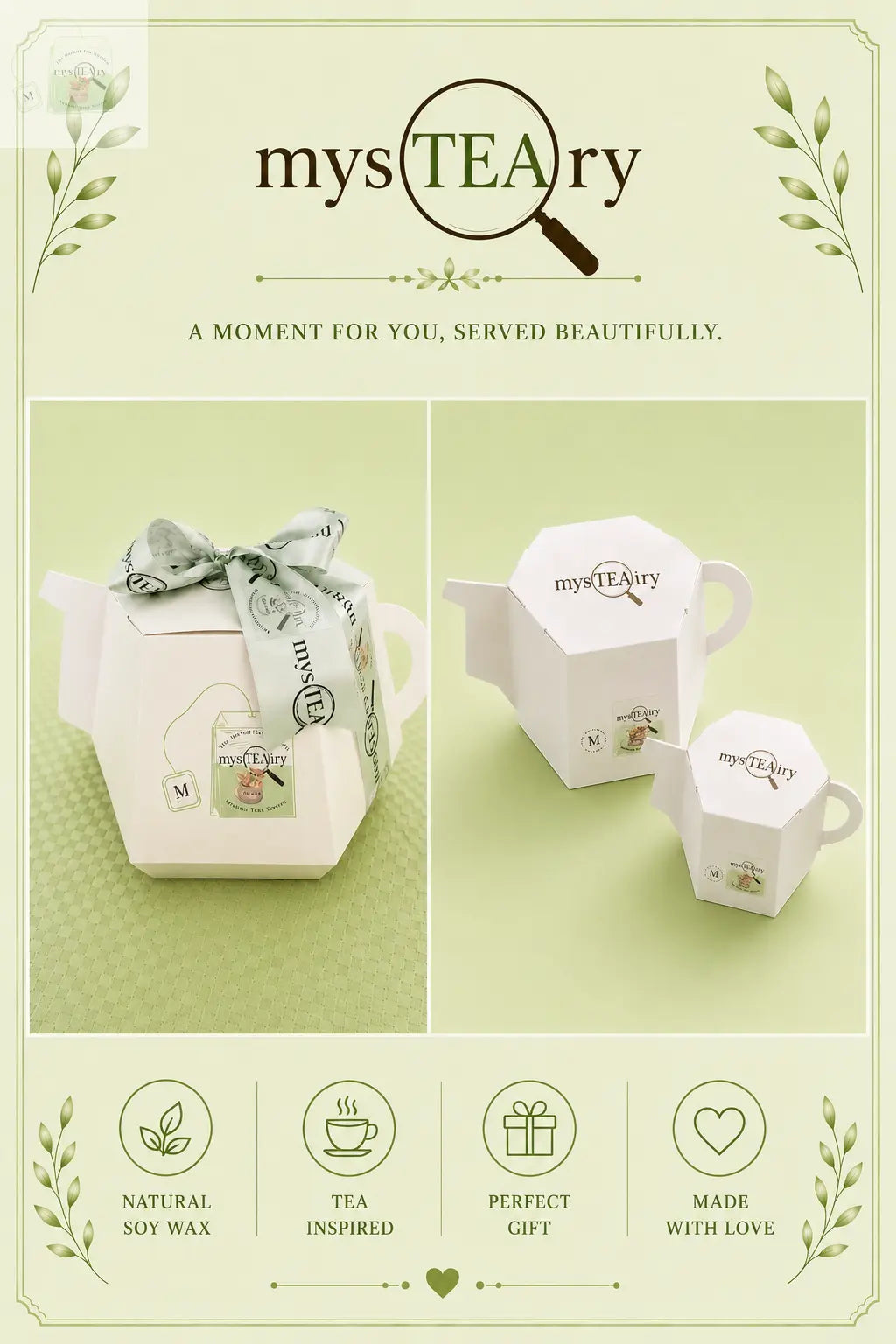 mysTEAry Teapot Gift Box (Empty) mysTEAry