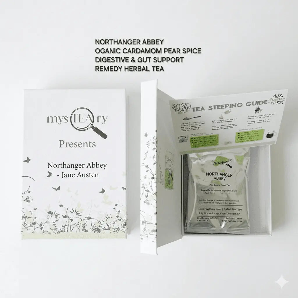 "Northanger Abbey”- Remedy Herbal Tea– Cardamom Pear for Digestive  & Gut Support
